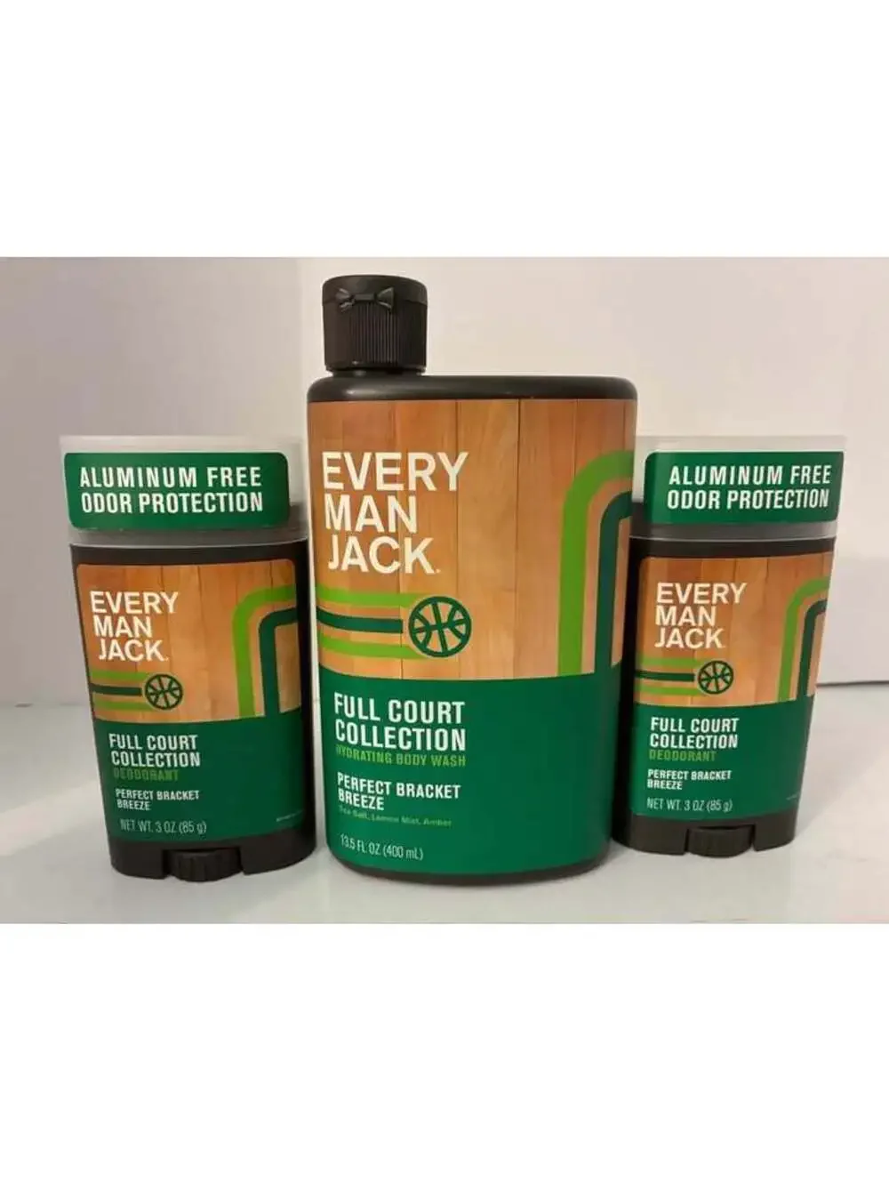 Every Man Jack Full Court Collection Body Wash and Deodorant Set